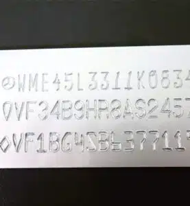 type de marquage vin rayage