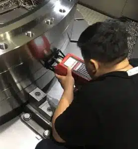 equipo de marcado para pieza eólica
